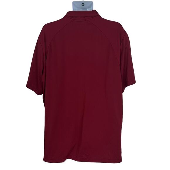 Dickies Polo Shirt Burgundy Size 3XL - Picture 3 of 6